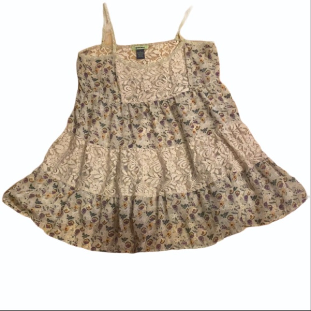 Free Hug Floral Sheer Babydoll